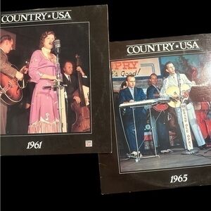 4 vinyl records 1961 and 1965  greatest country music from time life music. T-